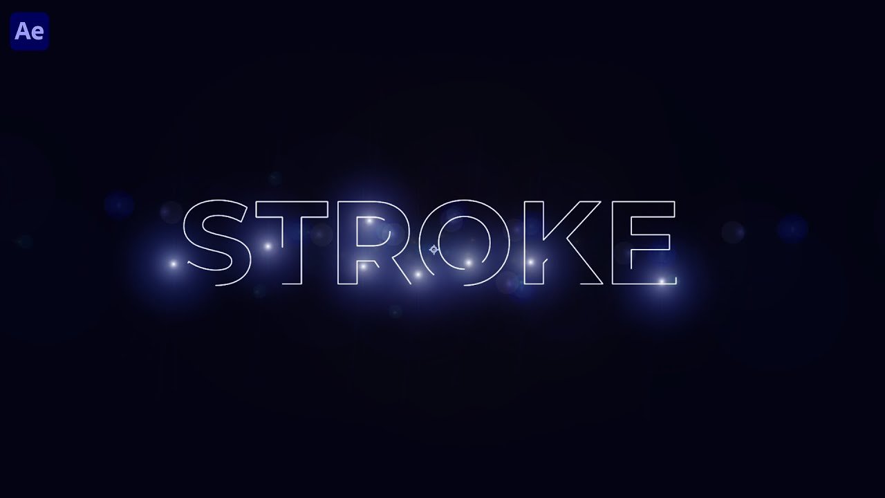 Easy way to create light stroke effect in After Effects