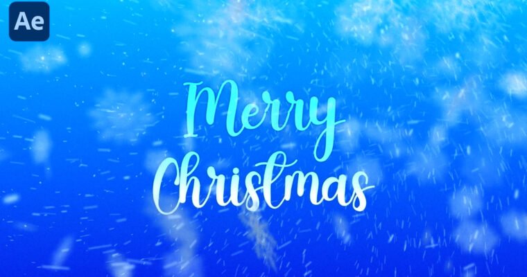 Merry Christmas Animation in After Effects