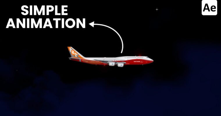 Create a Simple Plane Animation in After Effects